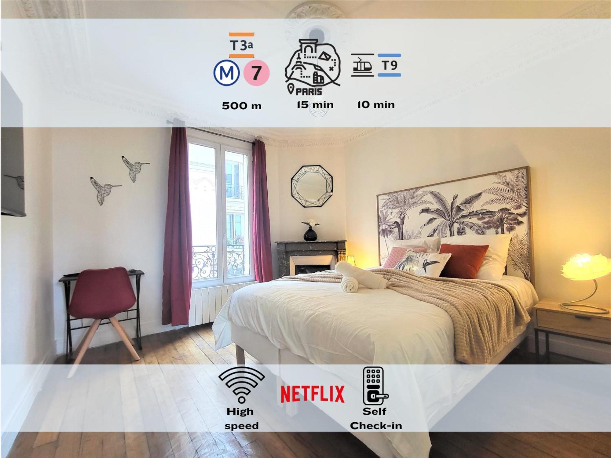 L'Oasis - Charmant Appartement Metro Porte D'Italie لو كرملين-بيستر المظهر الخارجي الصورة